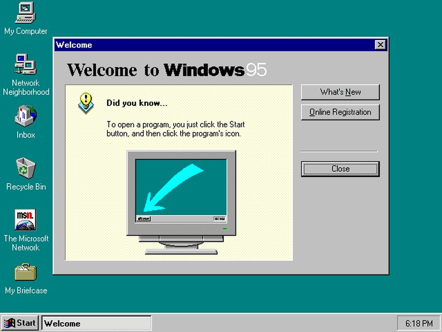 vista windows 95 emulator